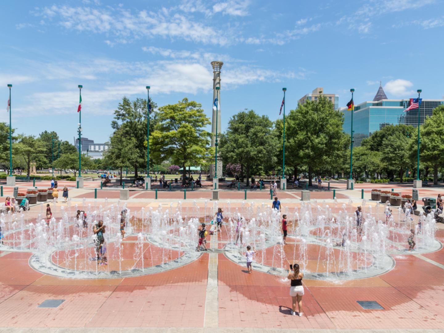 Centennial Olympic Park in downtown Atlanta, Georgia