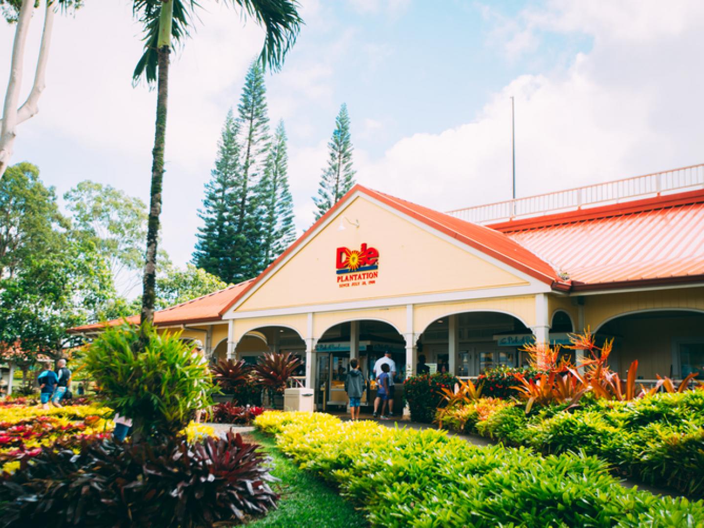Entrance to the Dole Plantation on Oahu, Hawaii