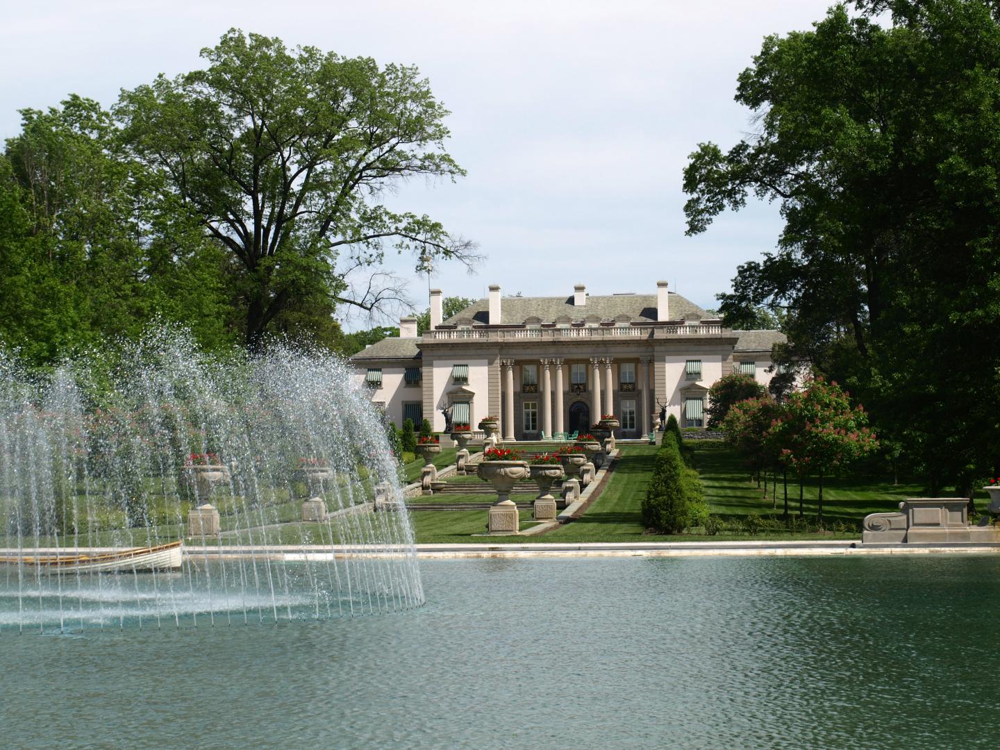 Nemours Mansion and Gardens in Wilmington, Delaware Nemours Mansion and Gardens in Wilmington, Delaware