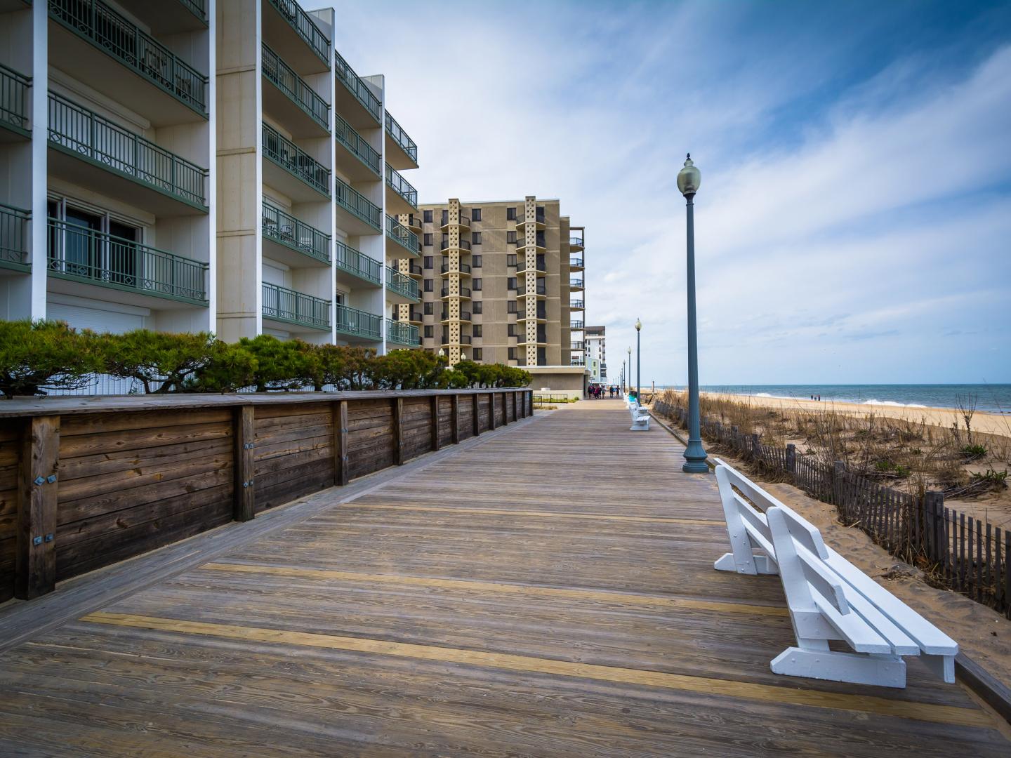 Beachfront accommodations along the Rehoboth Beach Boardwalk in Delaware Beachfront accommodations along the Rehoboth Beach Boardwalk in Delaware