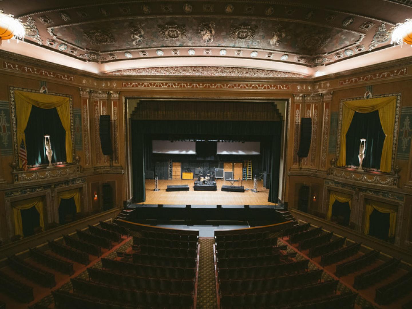 Interior of the Capitol Theatre in Wheeling, West Virginia