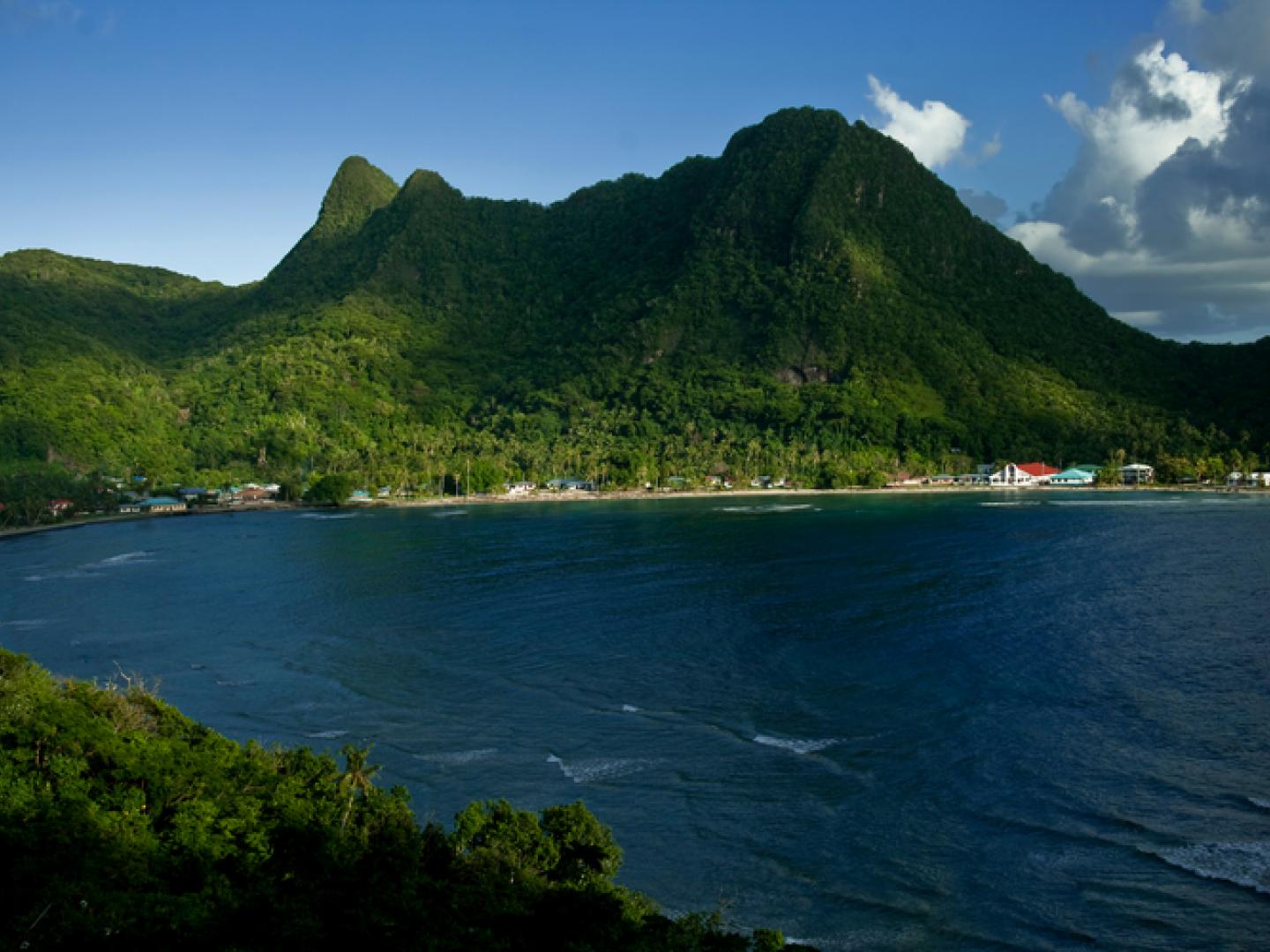 Mount Alava on Tutuila Island in American Samoa