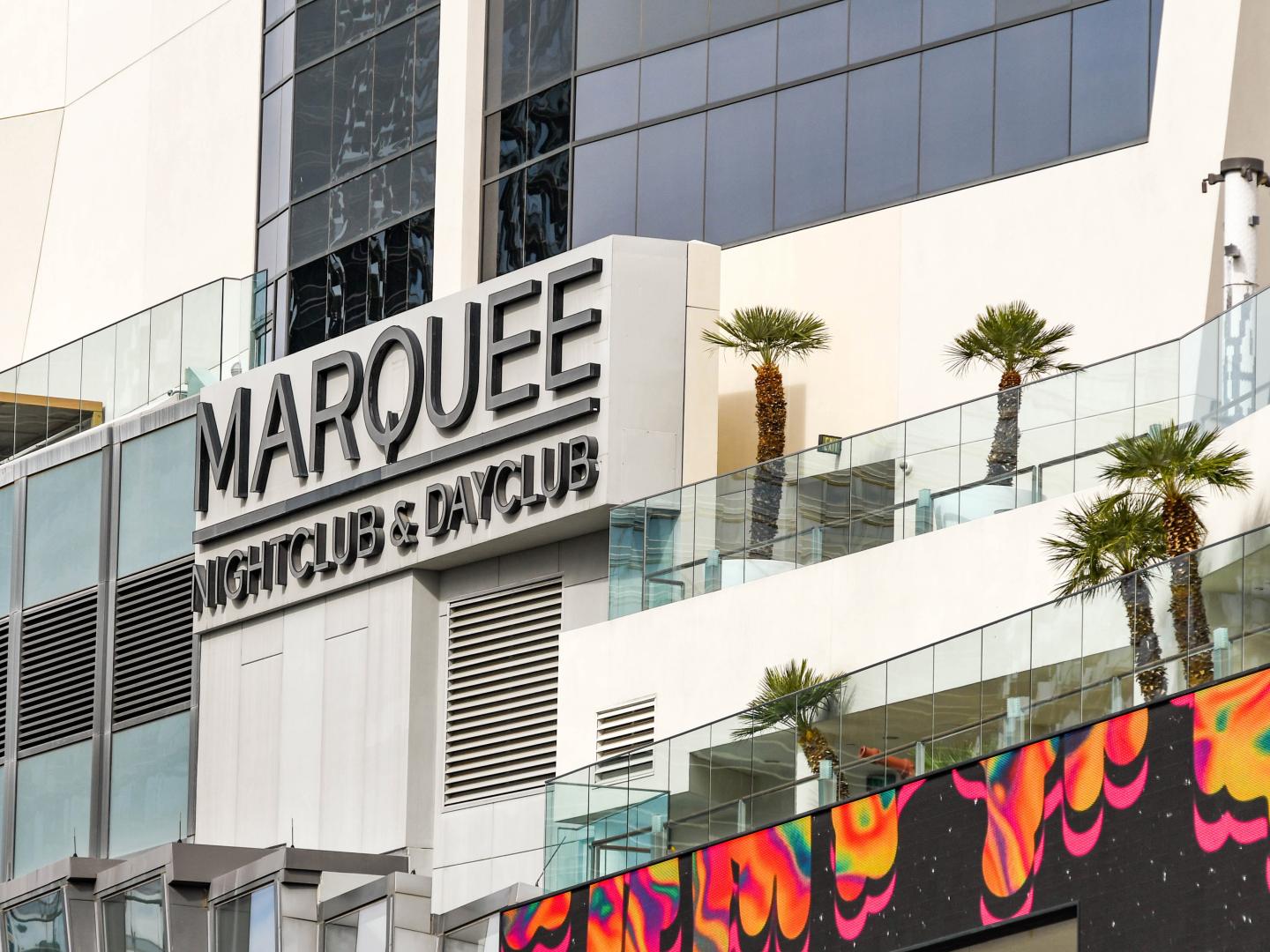 View of Marquee Nightclub & Dayclub at The Cosmopolitan in Las Vegas, Nevada