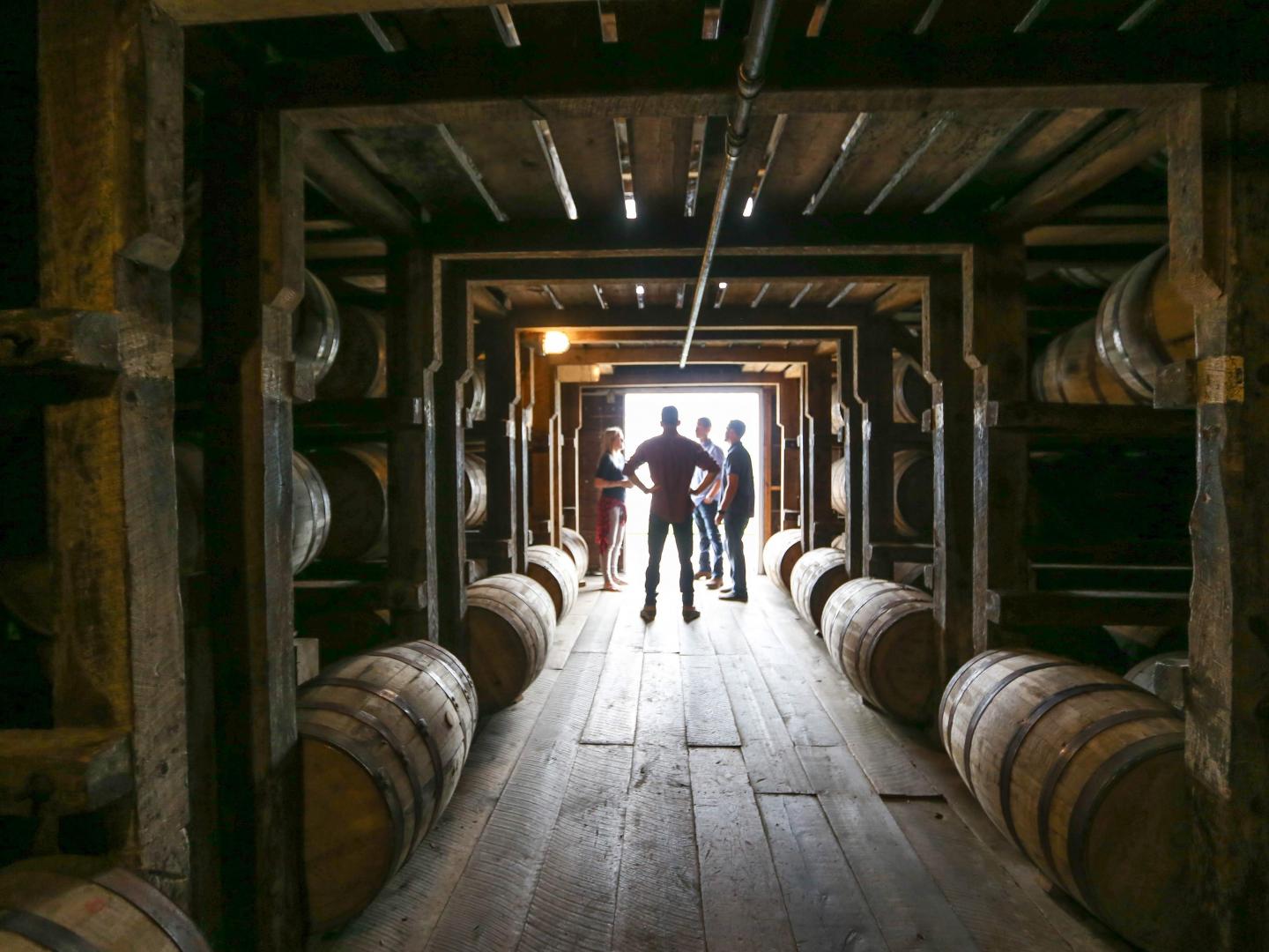 Touring a bourbon distillery in Bardstown, Kentucky