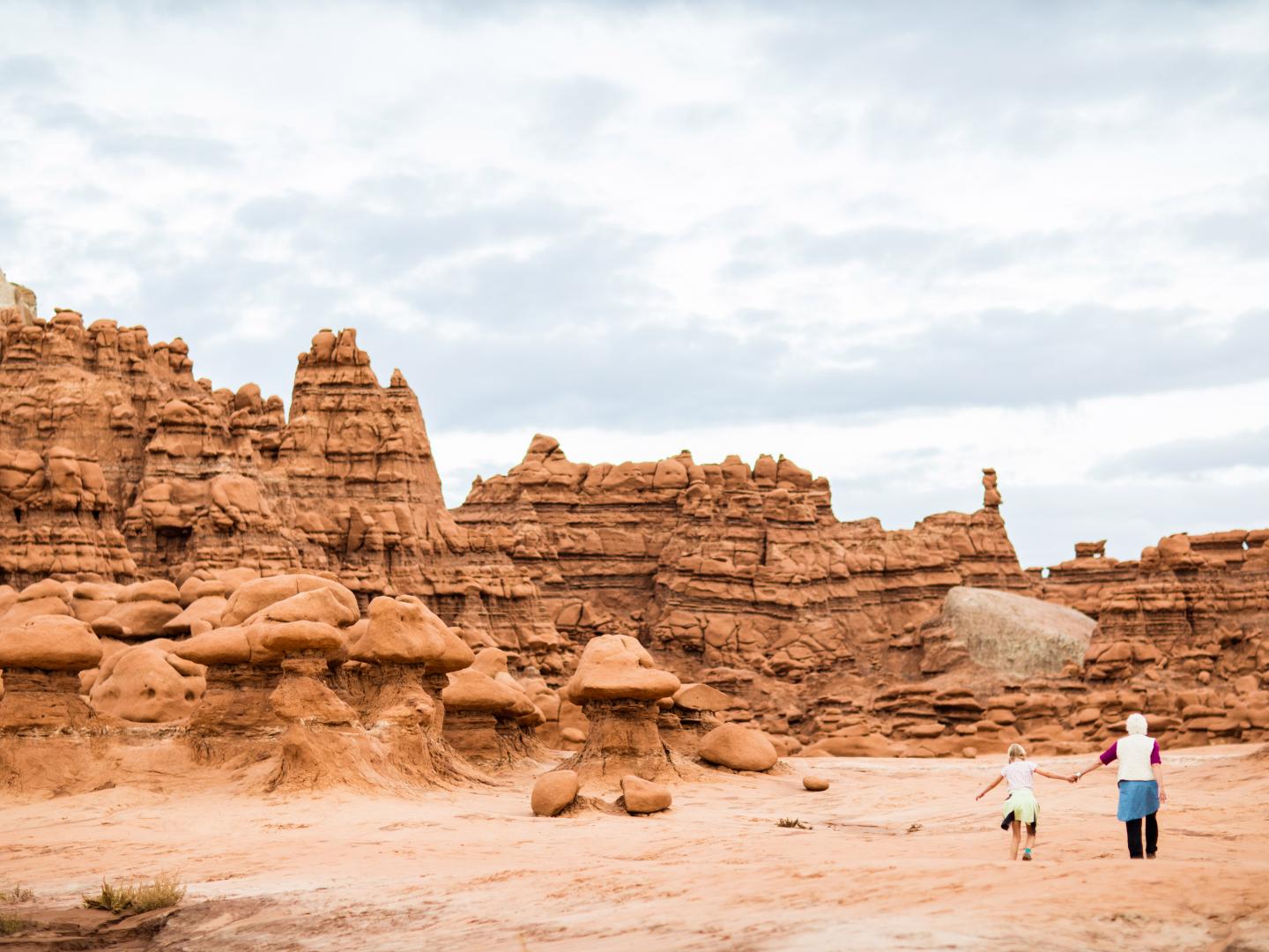 Hiking at Goblin Valley State Park Hiking at Goblin Valley State Park