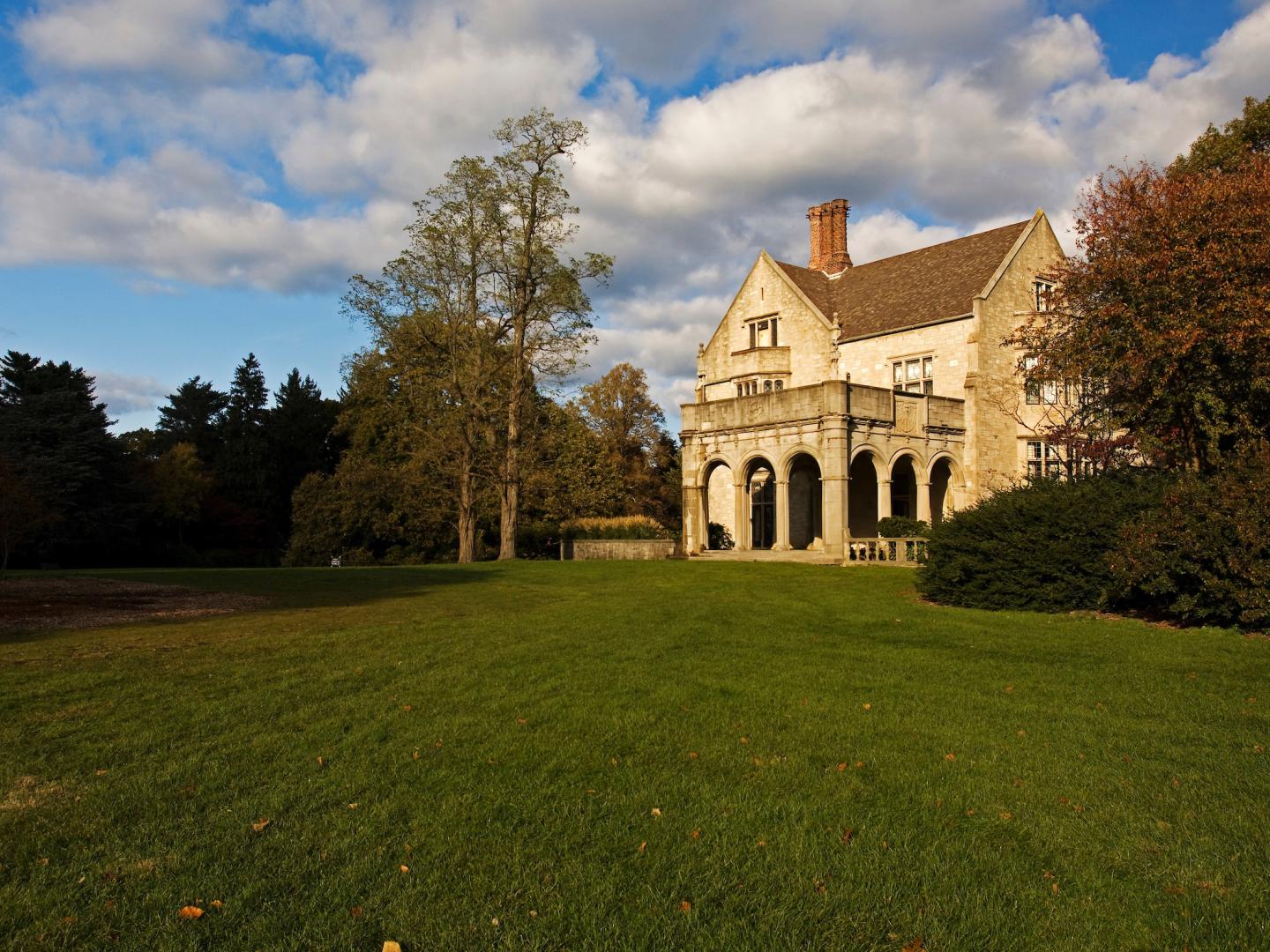 One of the historic homes on the Gold Coast Mansions tour in Long Island, New York