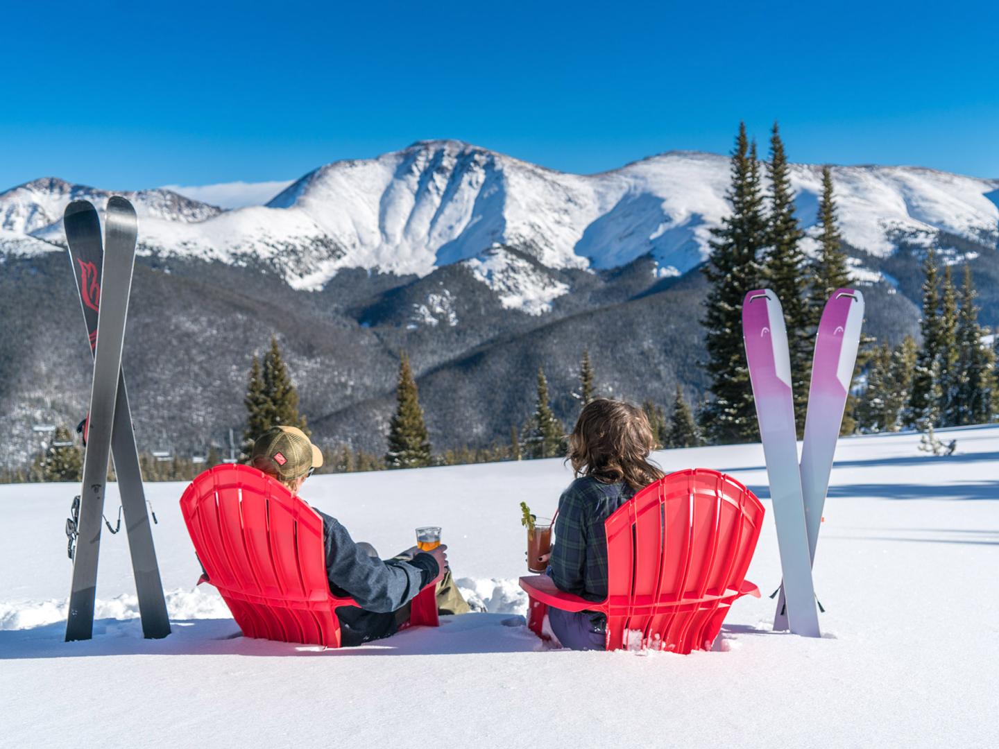 Relaxing at Winter Park Ski Resort in Winter Park, Colorado