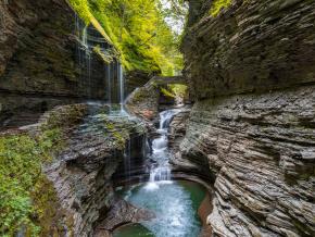 瓦特金斯格倫州立公園中的小徑