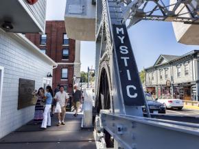 Sightseeing at the Mystic River Bascule Bridge Sightseeing at the Mystic River Bascule Bridge