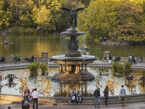 紐約市中央公園的噴泉