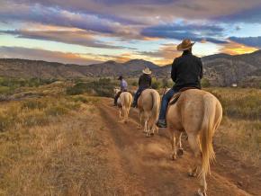 Horseback riding excursion at Sylvan Dale Guest Ranch Horseback riding excursion at Sylvan Dale Guest Ranch