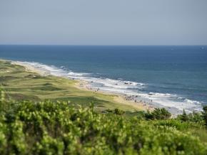 The serene Philbin Beach on the island of Martha’s Vineyard