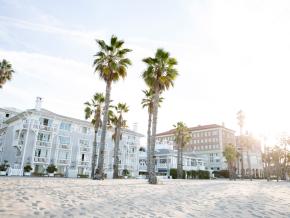 Shutters on the Beach and Hotel Casa del Mar in Santa Monica, California