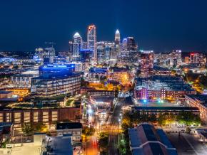 市中心璀璨夜景 市中心璀璨夜景