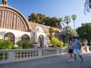 Strolling through Balboa Park in San Diego, California