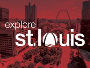 聖路易斯市中心天際線、密西西比河與大拱門