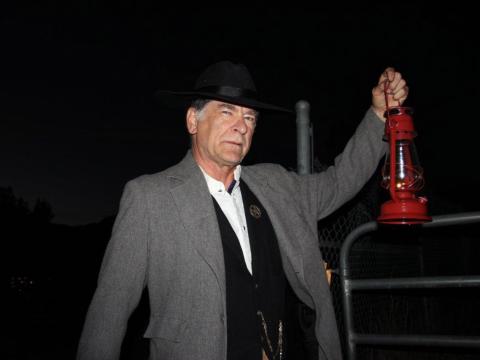 Leading the Ghost Walk through Linwood Cemetery in Glenwood Springs Leading the Ghost Walk through Linwood Cemetery in Glenwood Springs