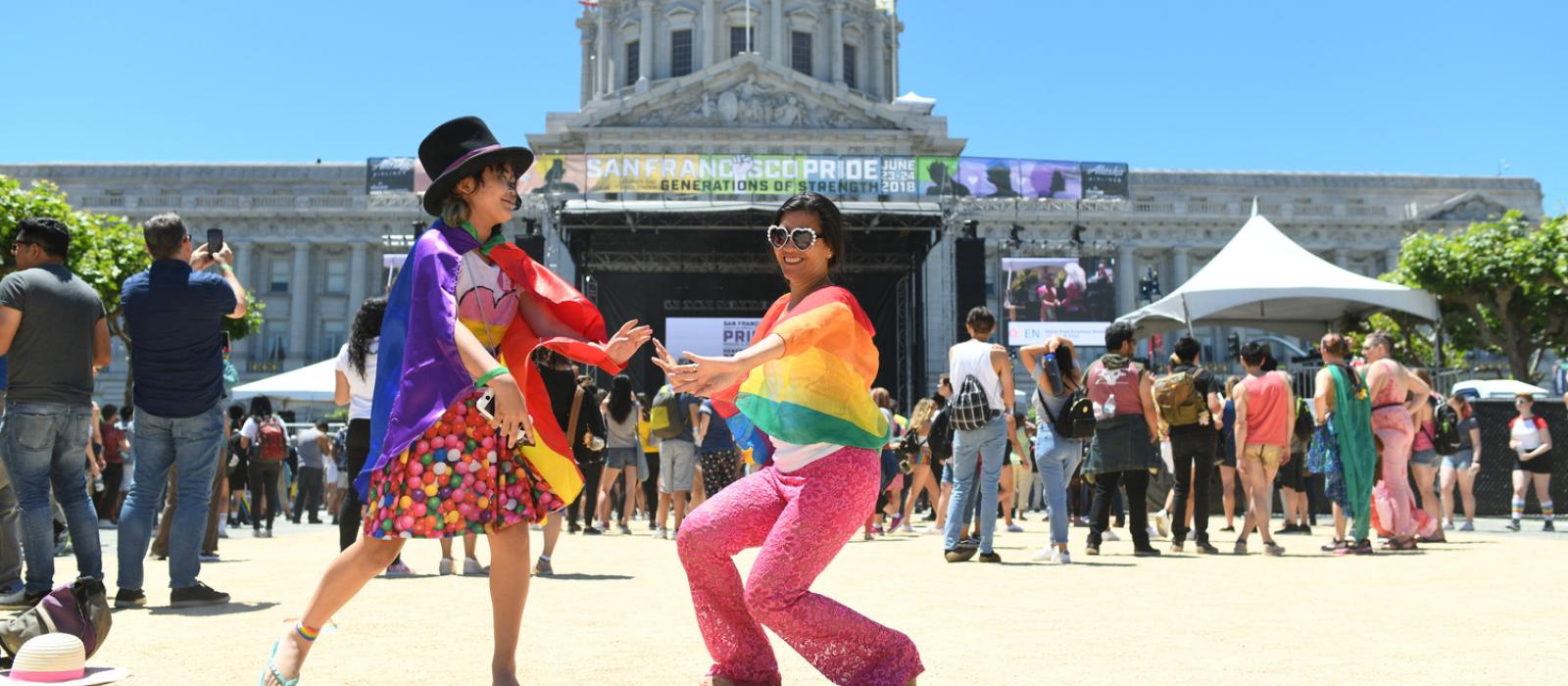 Celebrating Pride in San Francisco, California
