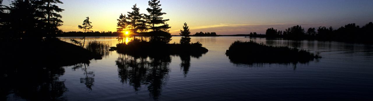 探險家國家公園的日落