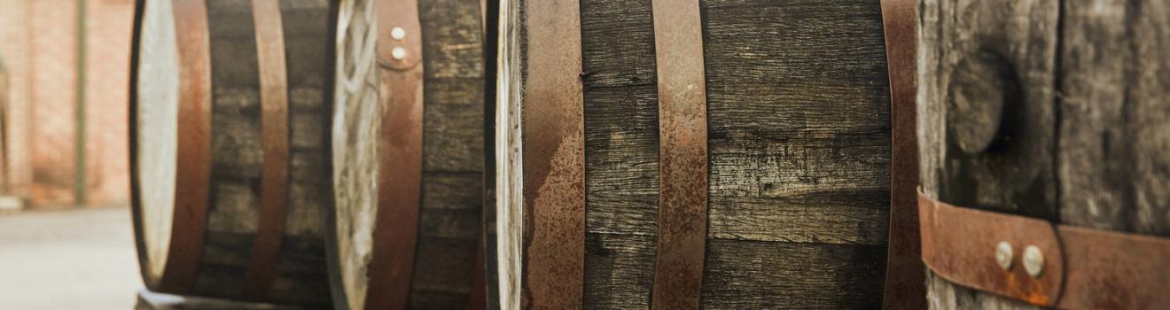 肯塔基州的波本酒桶