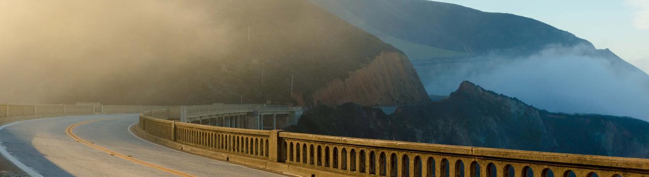 The Bixby Bridge in Big Sur, California
