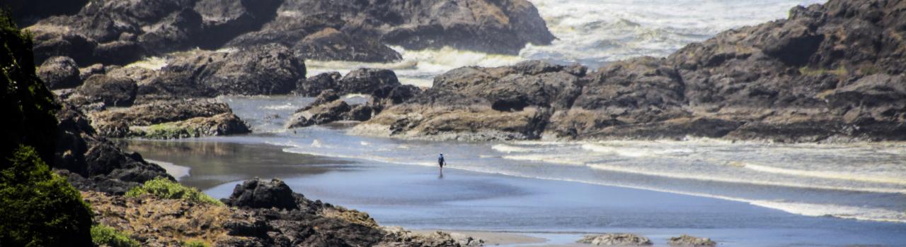 鳥瞰長灘半島海岸比爾德谷