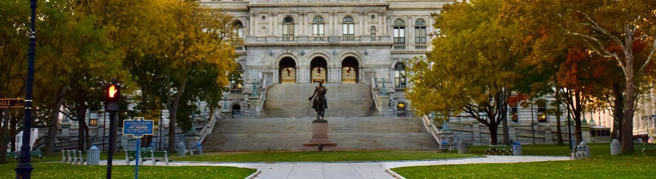 The New York State Capitol Building in Albany The New York State Capitol Building in Albany