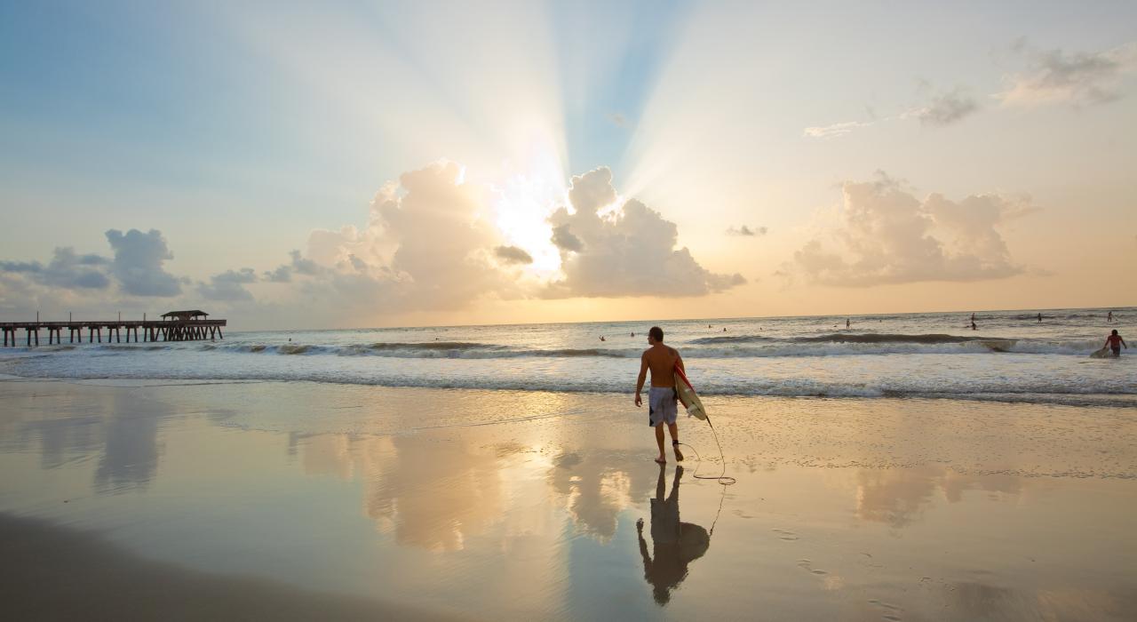 前往喬治亞州泰碧島，在大西洋上乘風破浪