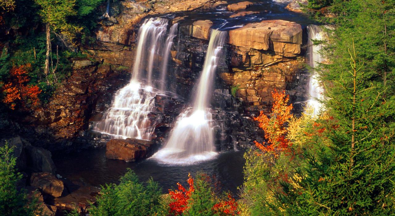 西維吉尼亞州迦南河谷黑水瀑布州立公園