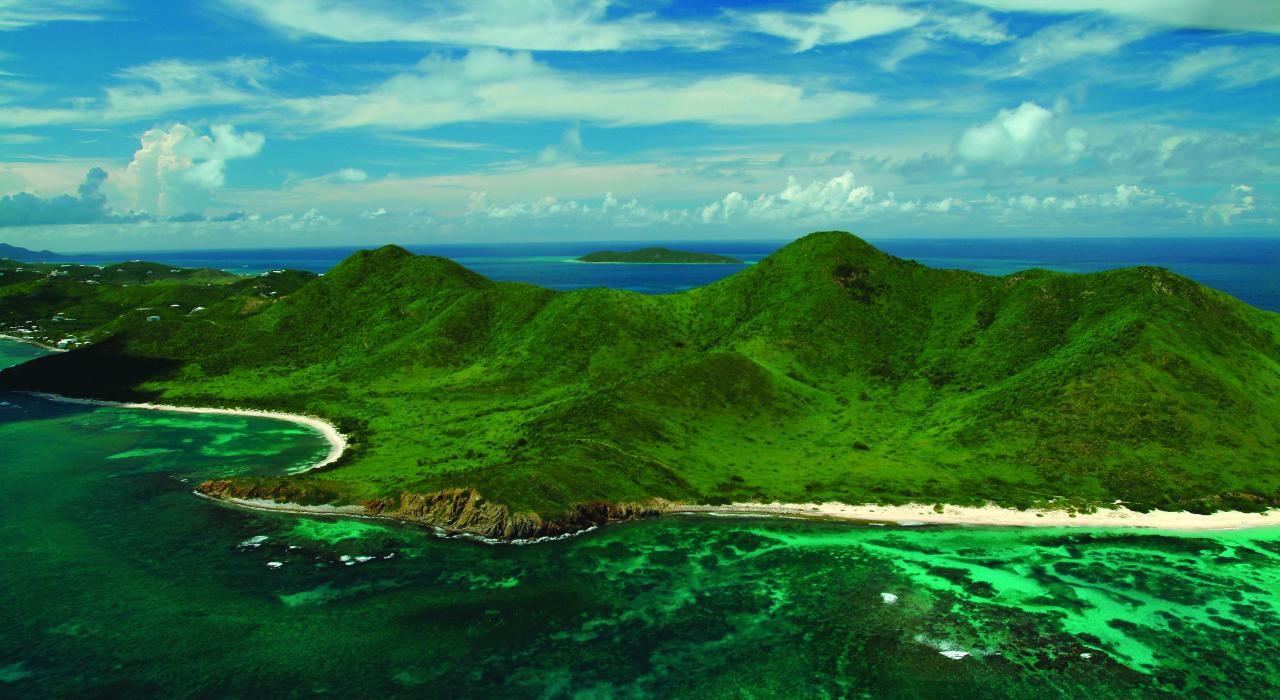 Point Udall, the eastern tip of the island