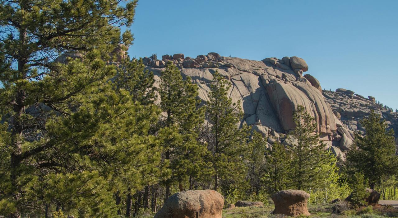 維德木遊樂區中巨石遍地的景觀