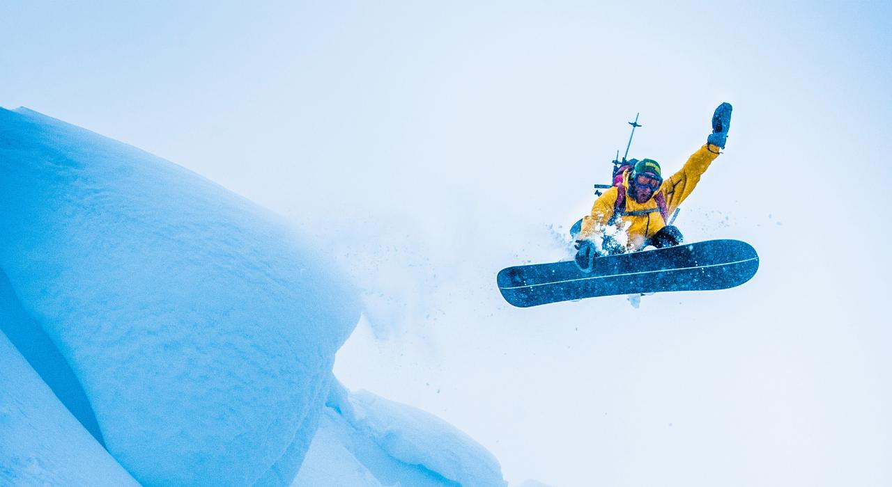 小棉木峽谷中的刺激雪板體驗 小棉木峽谷中的刺激雪板體驗