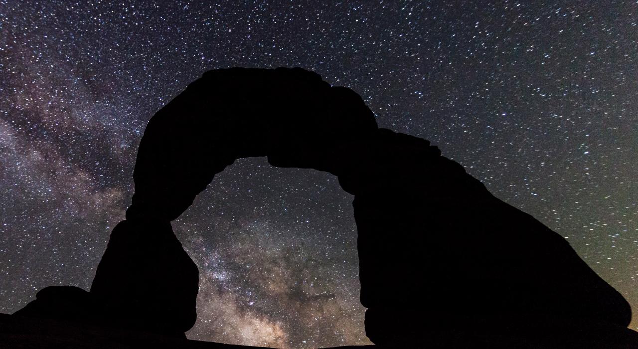 Delicate Arch on a starry night Delicate Arch on a starry night