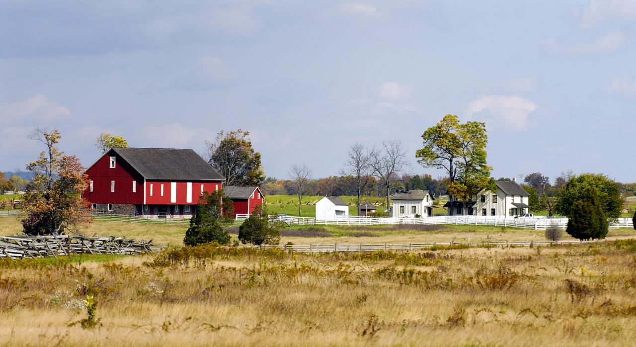 The Spangler farm, a key site in the Civil War