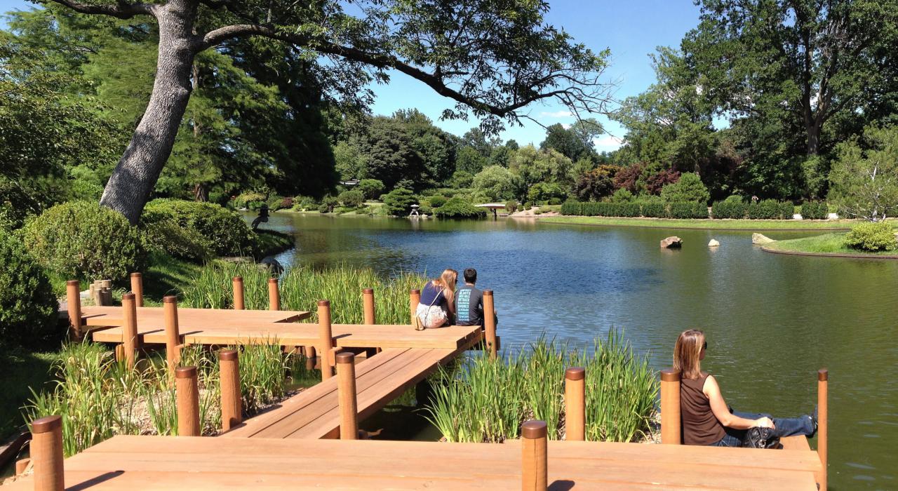 密蘇里植物園陽光普照的午後