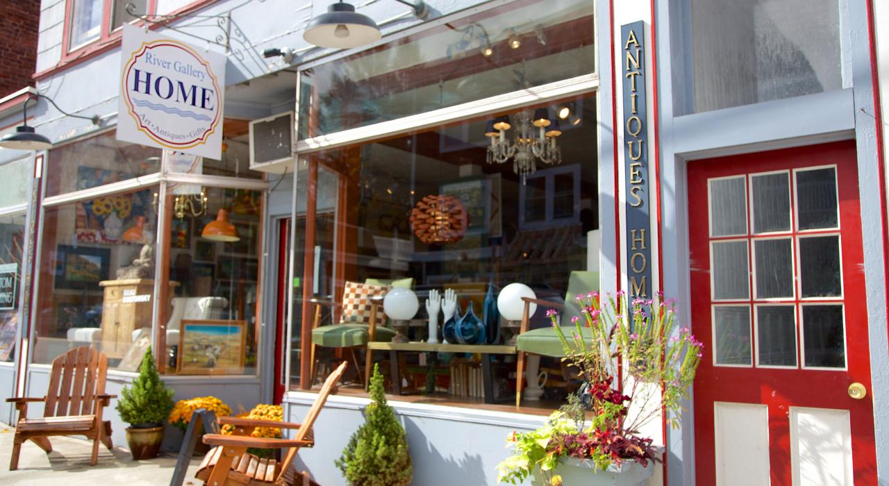 納諾柏格的古董店購物