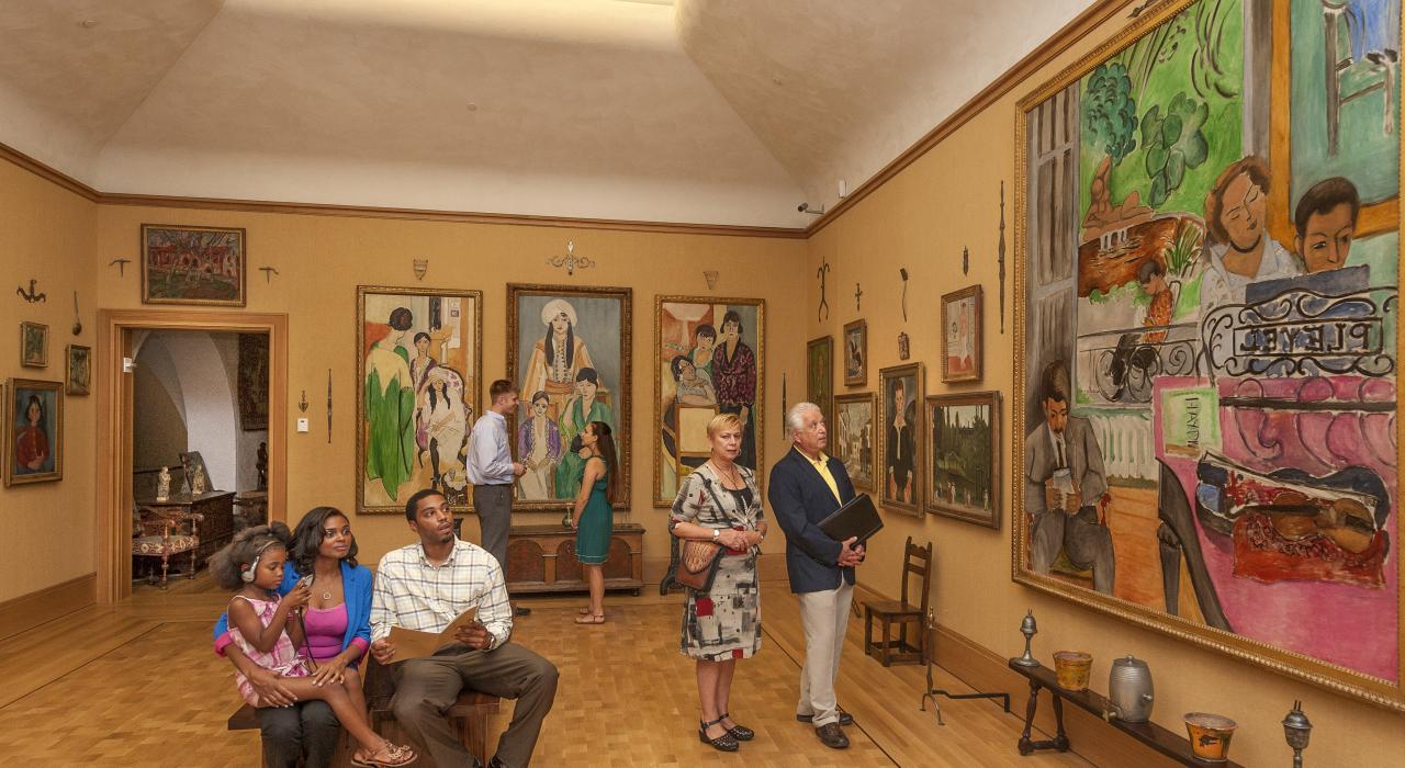 在巴恩斯基金會博物館欣賞現代藝術