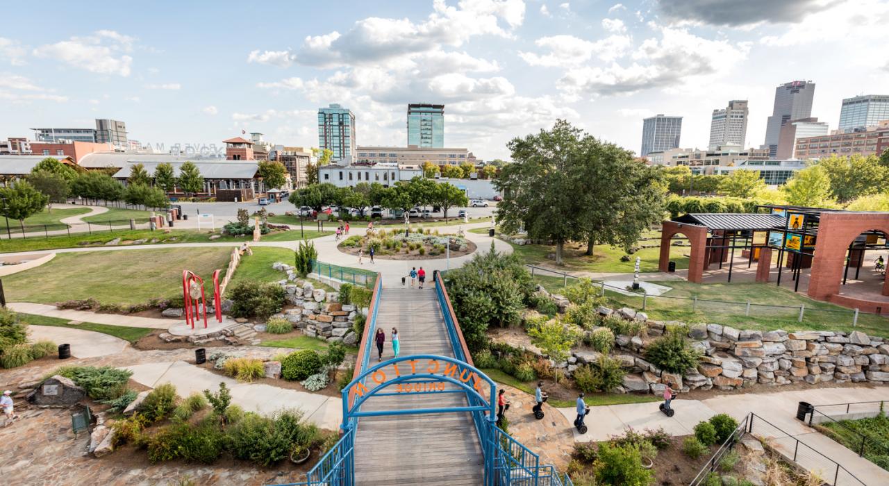河濱公園空拍景
