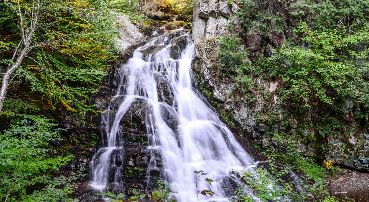 白山國家森林公園的新娘面紗瀑布