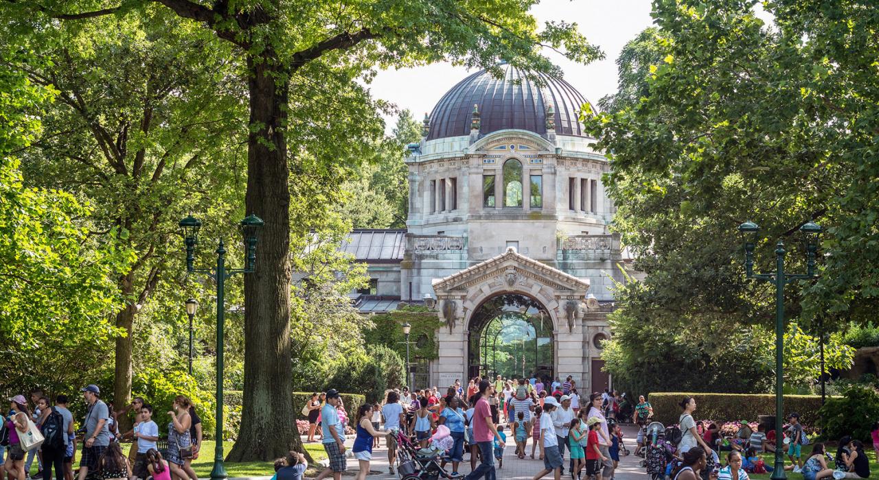 布朗克斯動物園美麗的入口處