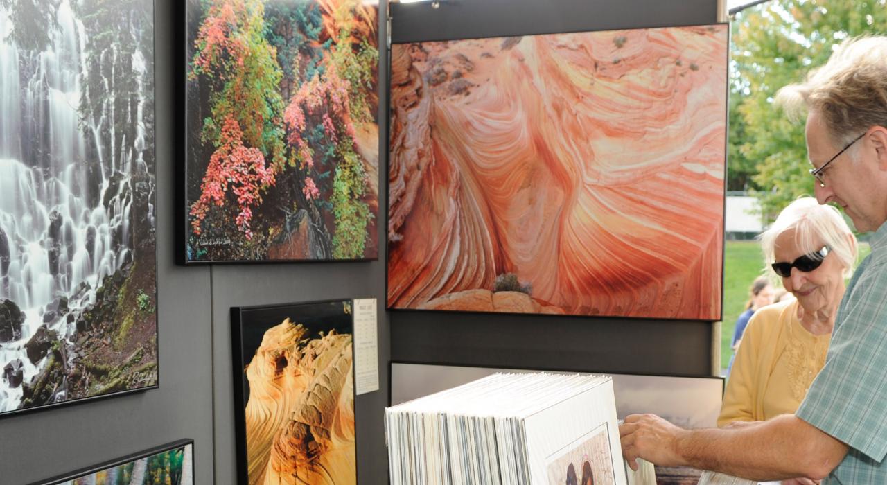 到藝術展欣賞獨特作品