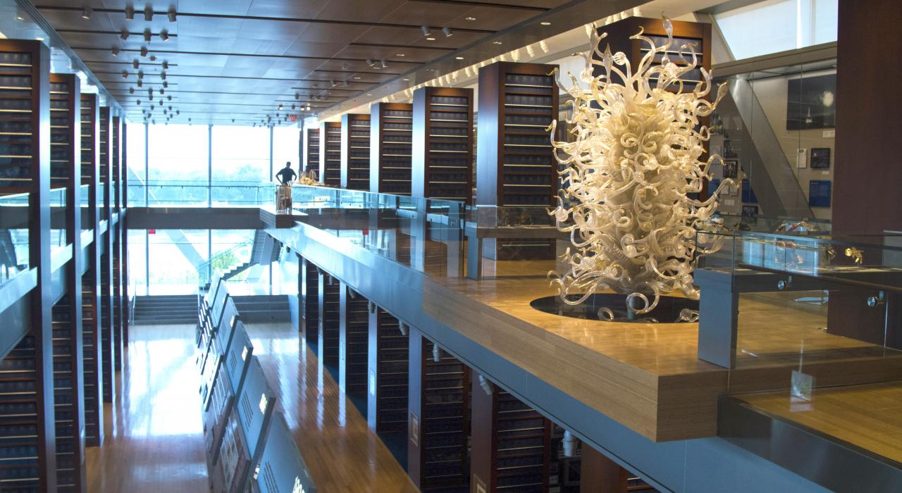 俯瞰小岩城阿肯色河的柯林頓總統中心