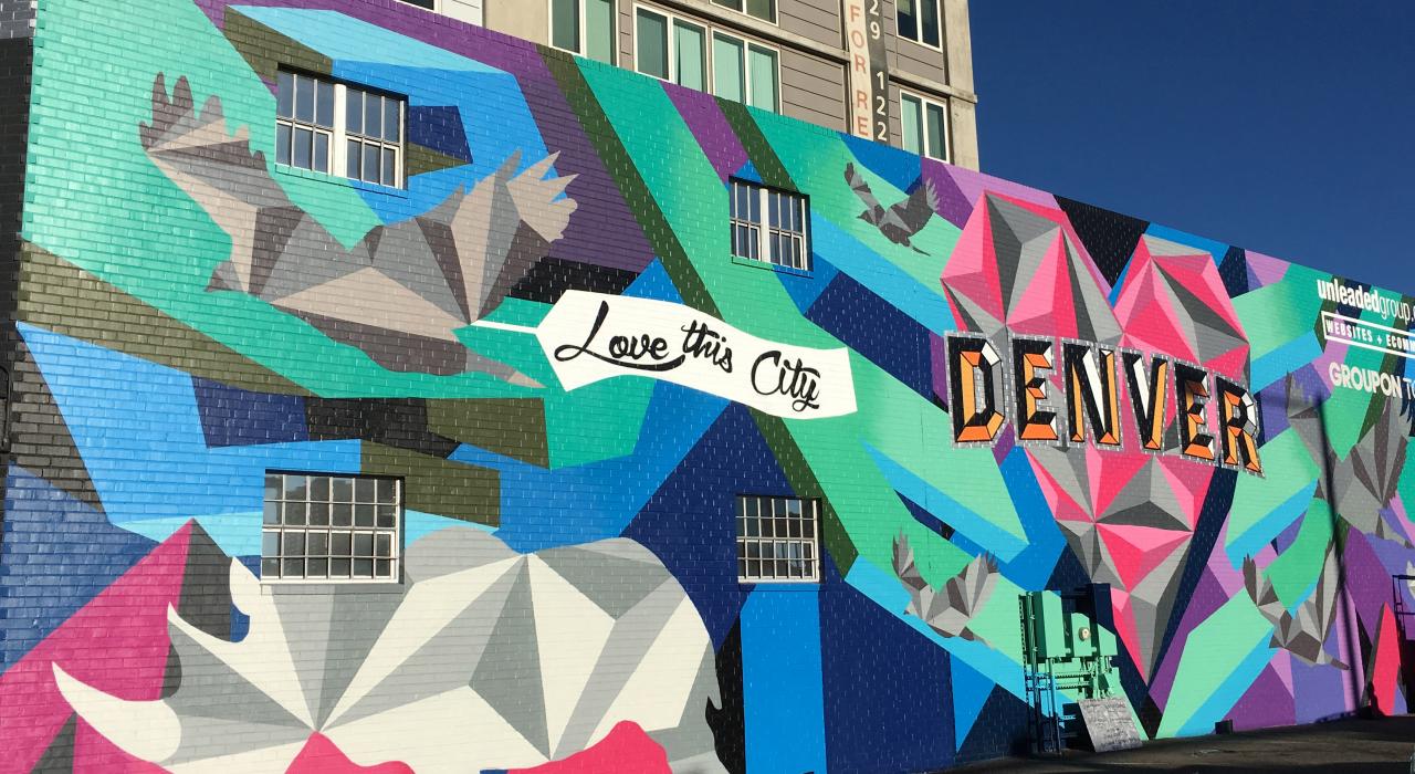 河北岸藝術區的獨特壁畫