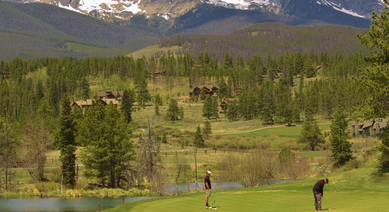 Tenmile Range views at the Jack Nicklaus-designed Breckenridge Golf Club