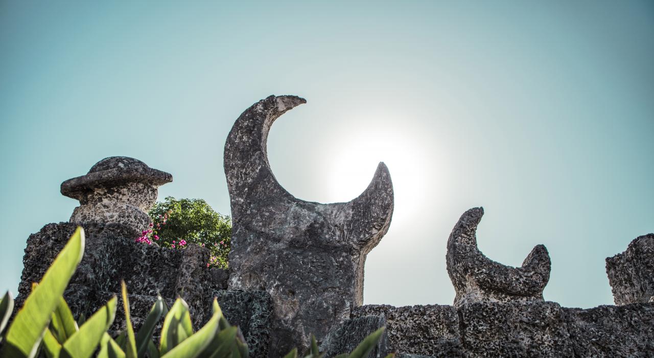 南戴德耀眼的雕塑花園珊瑚堡