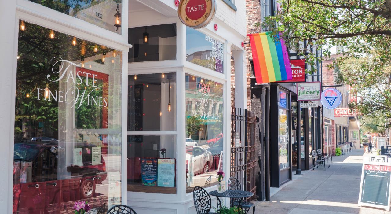 紐魯區的精品店，此處也稱為東市場區