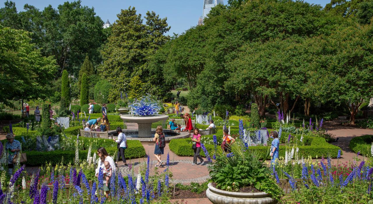 漫步在亞特蘭大植物園的繽紛步道
