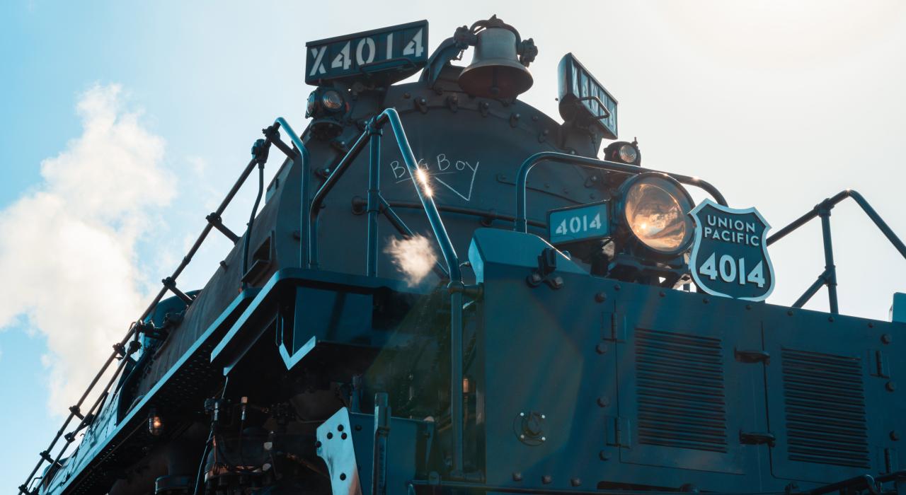 Big Boy Steam Engine in Holliday Park