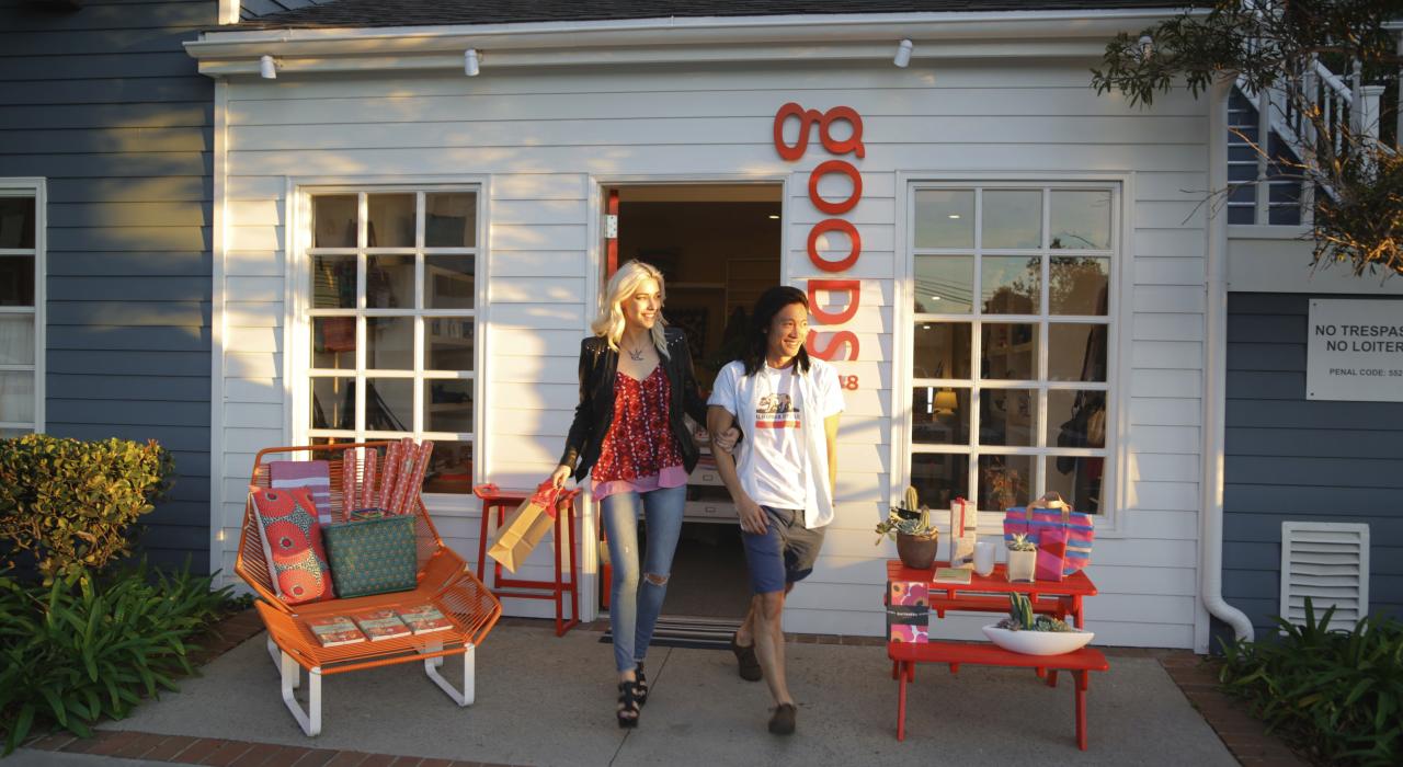 Boutique shopping at Goods in the Ocean Park neighborhood