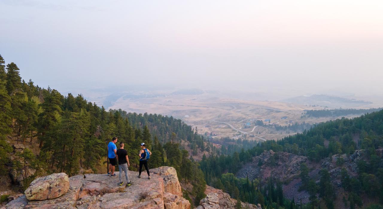 Incredible views from Casper Mountain